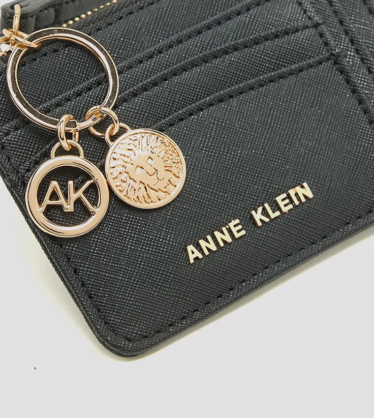 Anne Klein  Anne Klein Logo Detail Zippered Wallet for Women | Best Price UAE